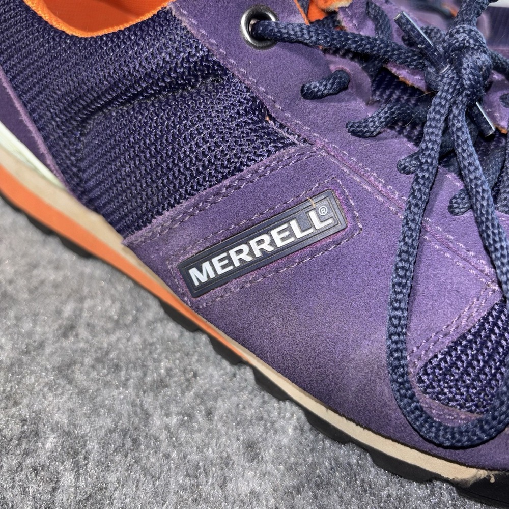 Merrell Solo Shoes Womens Size 10 Purple Suede Mesh Sneakers‎ Casual Lace Up - Picture 2 of 10